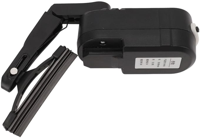 Dailygoods - Oplaadbare Motorhelm Wisser met 170° Beweegbare Arm - Waterdichte Windscreen Wiper