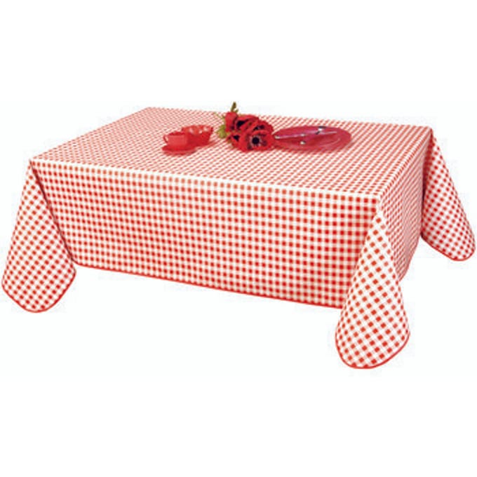 Tafelkleed Habitable VICHY - ROUGE - 140X200 CM
