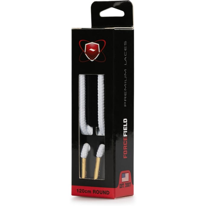 Forcefield Premium Laces Schoenverzorging Unisex - Wit - One Size - Poly (Polyester)
