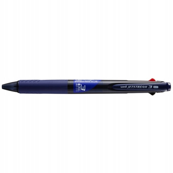 Uni-Ball SXE3-400-07 Balpen Blauw - 3 kleuren, Sneldrogend