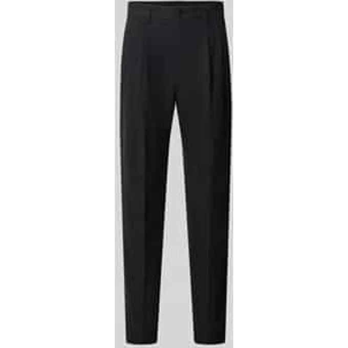 straight fit stoffen broek met katoen-aandeel