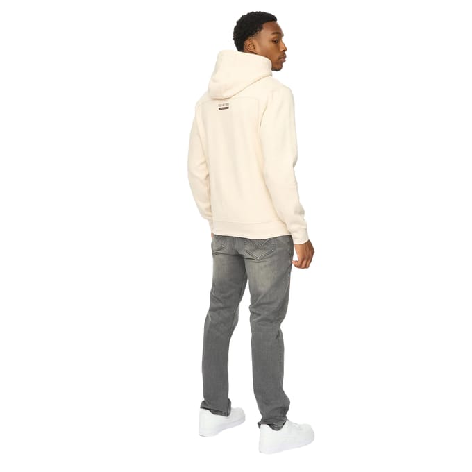 Duck and Cover Heren Brammers V2 Hoodie (Off White)