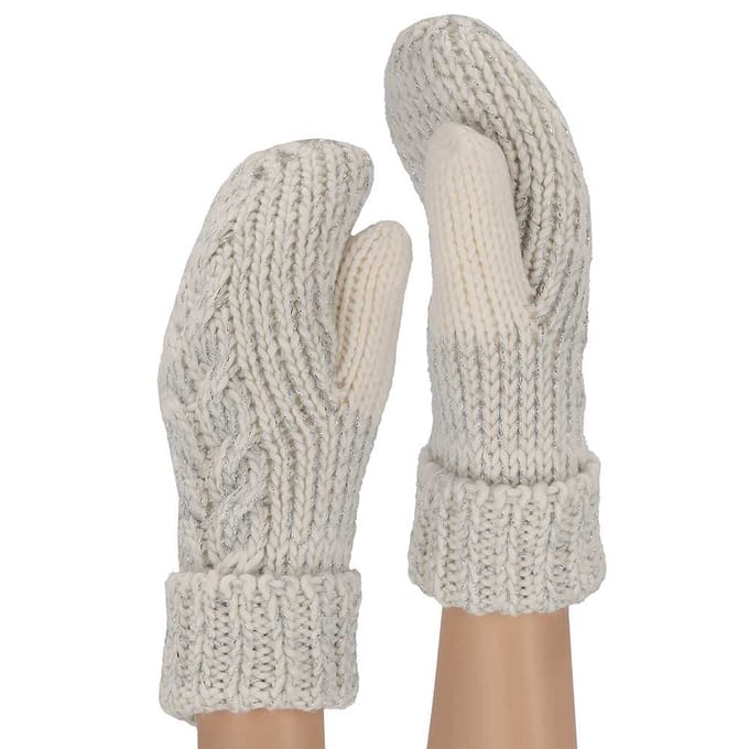 Sarlini - Ski handschoenen dames - Fashion - Offwhite - One Size