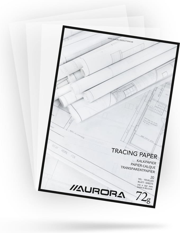 Aurora Overtrekpapier - Kalkpapier - A4 - 72g - 20 vel