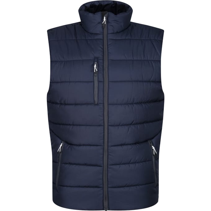 Regatta Thermische bodywarmer Navigate voor heren (Marine/Seal Grijs)