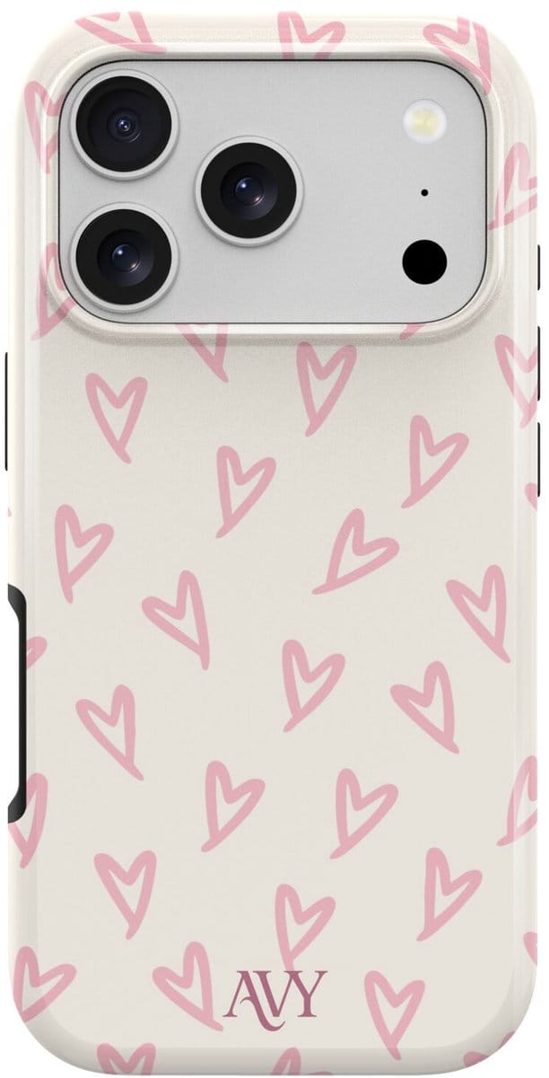 AVY Hard Shell Back Cover | geschikt voor Apple iPhone 17 Pro Max | Cupid Blush | Compatibel met MagSafe & Qi2