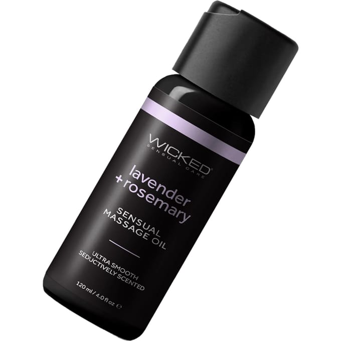 'Sensual Massage Oil Lavender Rosemary', 120 ml