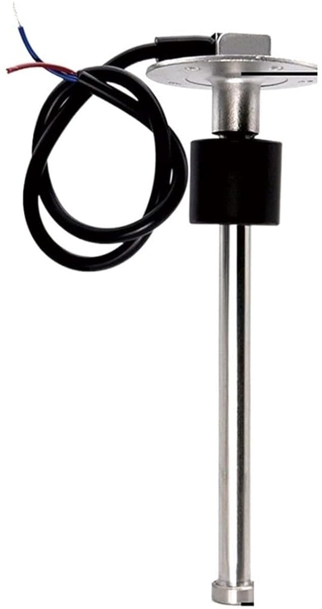 Brandstofmeter - Niveausensor Indicator - Tank Meten - Rood Verlicht LCD - 52mm - Zwart
