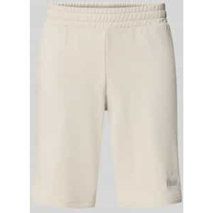 short met logo en elastische band