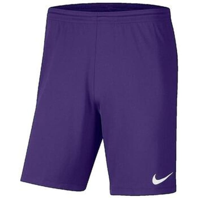 Nike Team Short Kinderen Dry Park III NB K Paars - Maat S