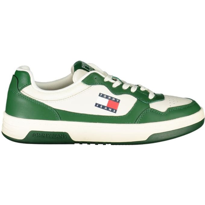 Tommy Hilfiger Witte Leren Sneakers voor Mannen