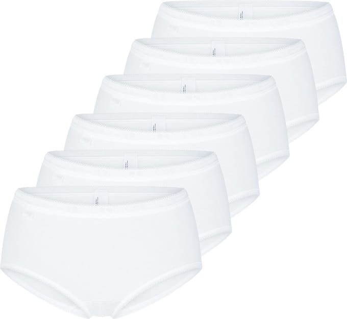 sloggi Dames midi slip 6 pack Basic+