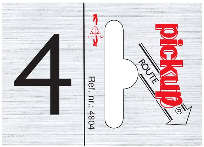 Pickup Route alulook 25x44 mm - cijfer 4