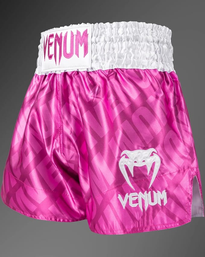 Venum Contender XT Muay Thai Shorts - Candy Roze Wit - M