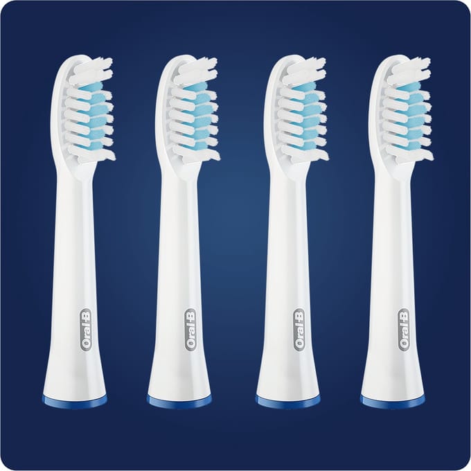 Oral-B Pulsonic SR32-4 - Opzetborstels - 4 stuks - Wit