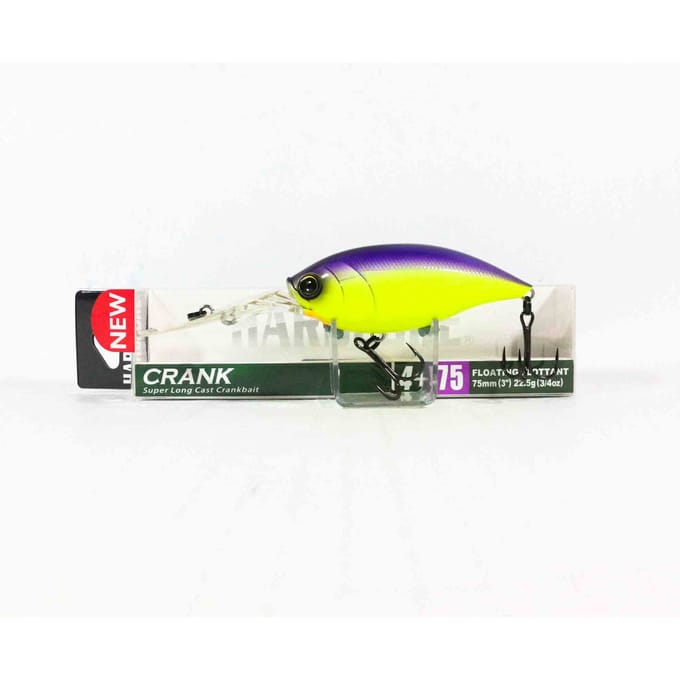 Yo Zuri Duel hardcore crank 4+ 75F drijvend kunstaas R1377-PUCL (5930) white