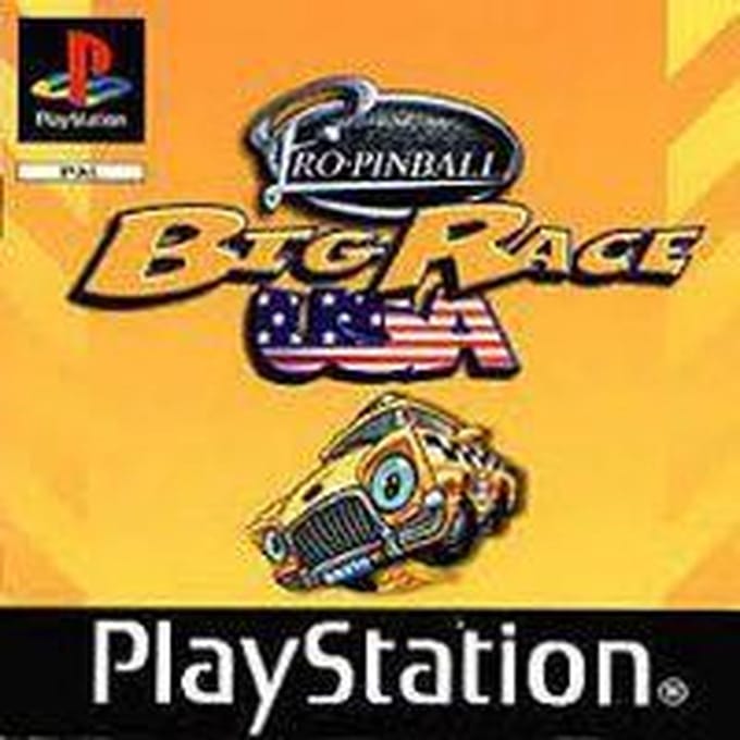 Pro Pinball Big Race USA (ps1 tweedehands game)