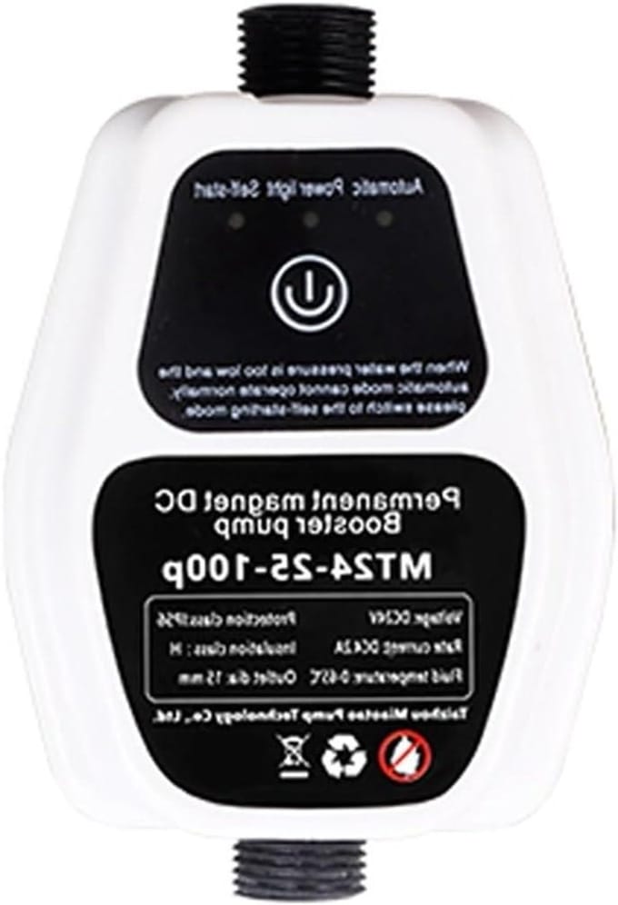 Overdrukpomp - Boosterpomp waterdruk - Verhogen waterdruk - Automatische regeling - 100 W - Wit