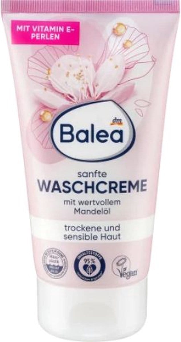 Balea Wascrème zacht, 150 ml - Roze