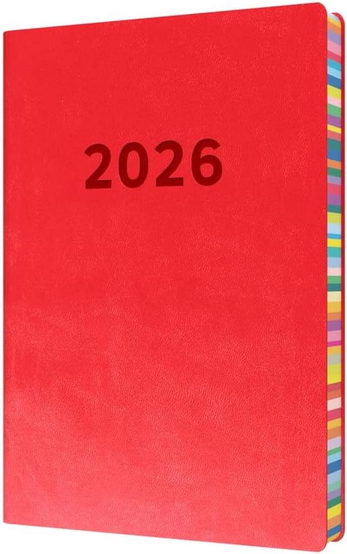 A5 Dagplanner 2026 Dag-per-Pagina Kalender met Afsprakenblokken - Soft Cover
