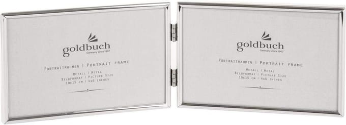 Goldbuch - Fotolijst Fine Double - Zilver - 15x10 cm