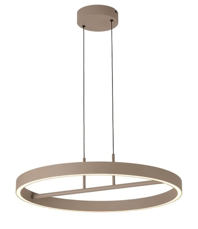 Freelight Livello Hanglamp LED 47Watt Ø60cm - Dimbaar - Crème - Ringlamp - Eettafellamp