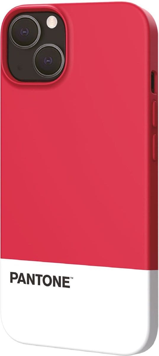 Celly - Pantone Back Cover iPhone 13 - Kunststof - Rood -