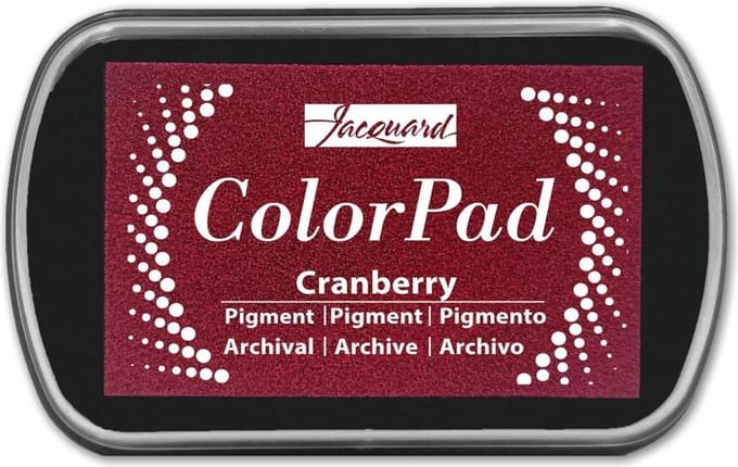 Jacquard ColorPad stempelkussen Cranberry