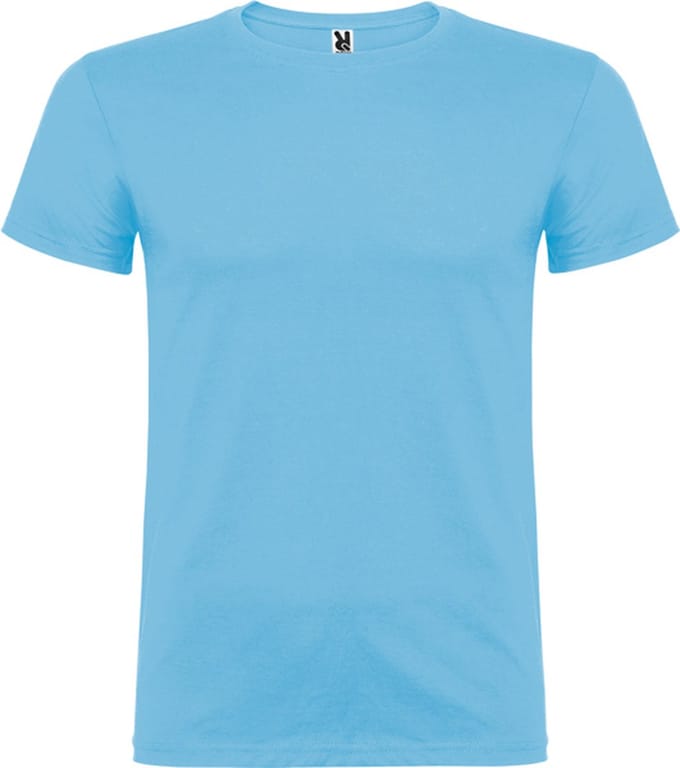 Hemels Blauw 5 pack t-shirts Roly Beagle maat S