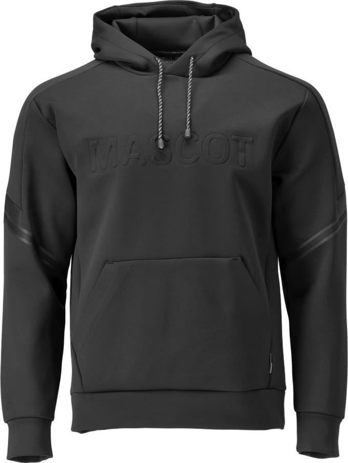 Mascot Customized Fleece capuchontrui 22186-608 - Zwart - 2XL