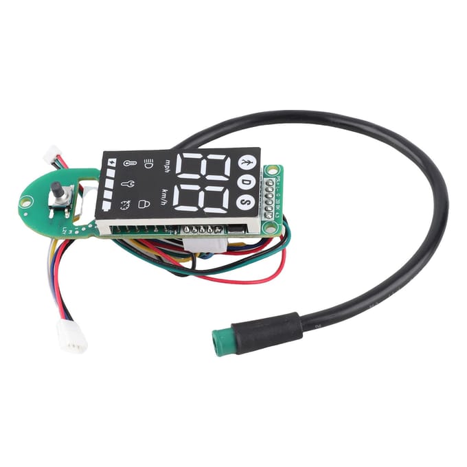 Circuit imprimé de scooter électrique ABS Circuit imprimé de tableau de bord de scooter électrique Remplacement pour MI3Lite Édition Jeunesse black