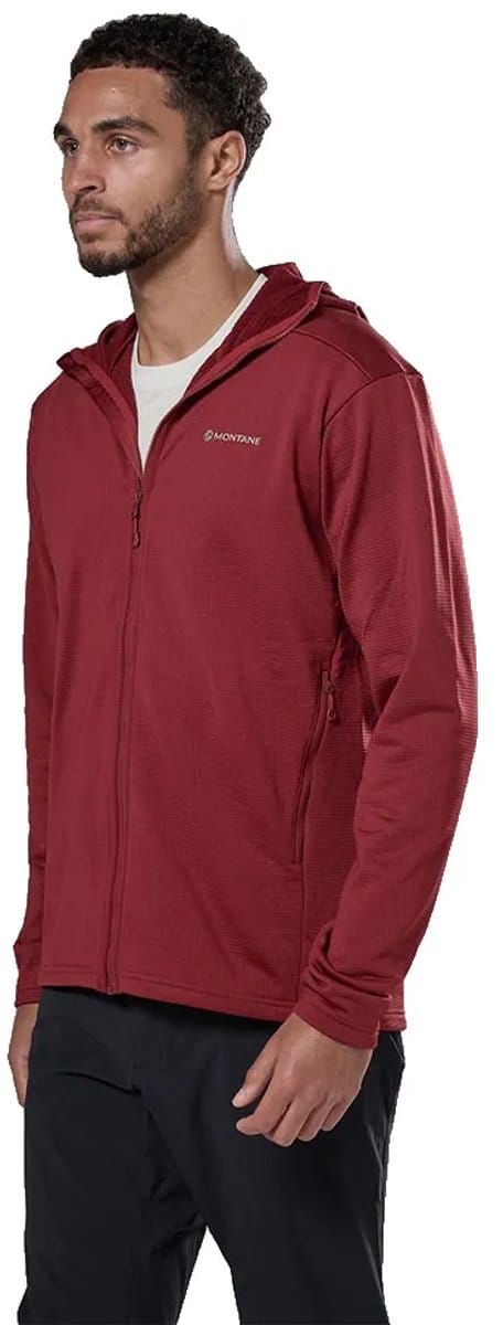 Montane Protium Fleece Met Volledige Rits Rood M Man