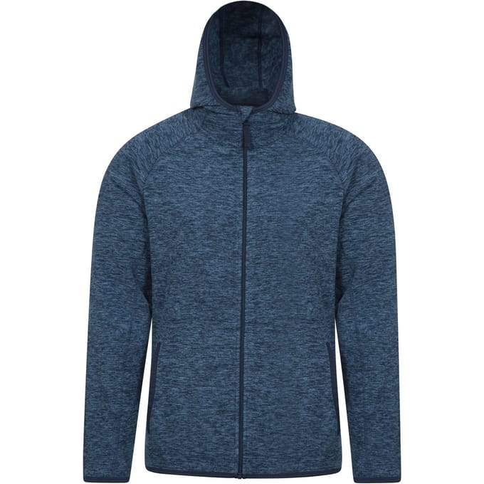 Mountain Warehouse Heren Snowdon II Full Zip Hoodie (Blauw)