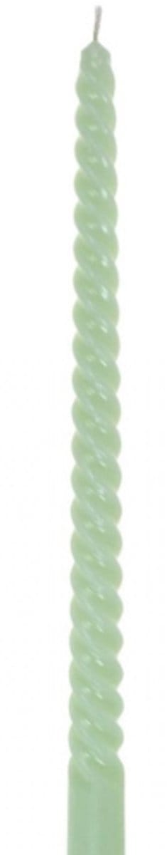 Mavora diner swirl kaarsen Pastel groen