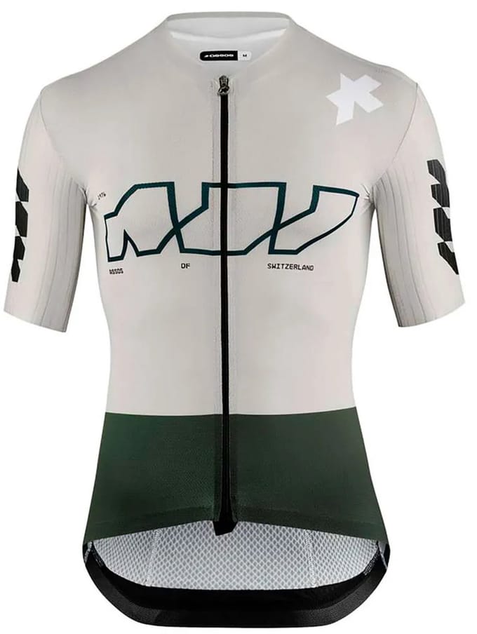 Assos Equipe Rs Something To Sat Korte Mouw Wielertrui Grijs XS Man