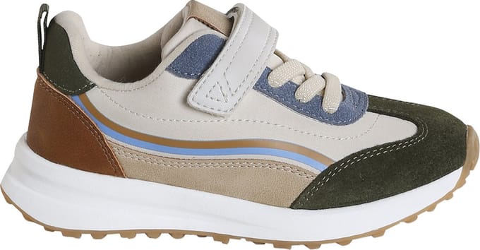 Vertbaudet Kindersneakers met veters en klittenband, kleutercollectie