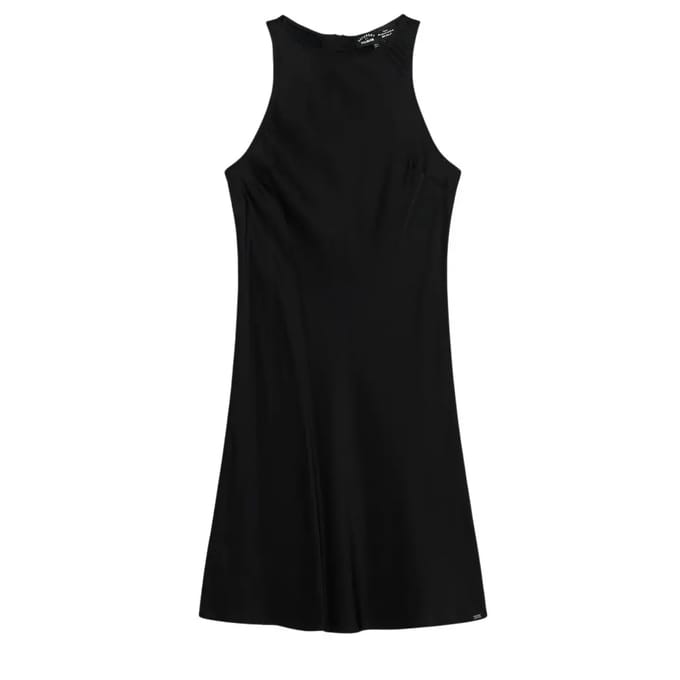 Superdry - Satijnen Racer mini-jurk - Dames - Jurken