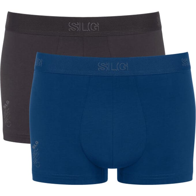 Sloggi SLG Base Trunk C2P Heren Onderbroek - DONKER GRIJS BLAUW