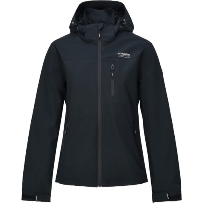 NORDBERG - dana softshell - Urban jack dames - Zwart