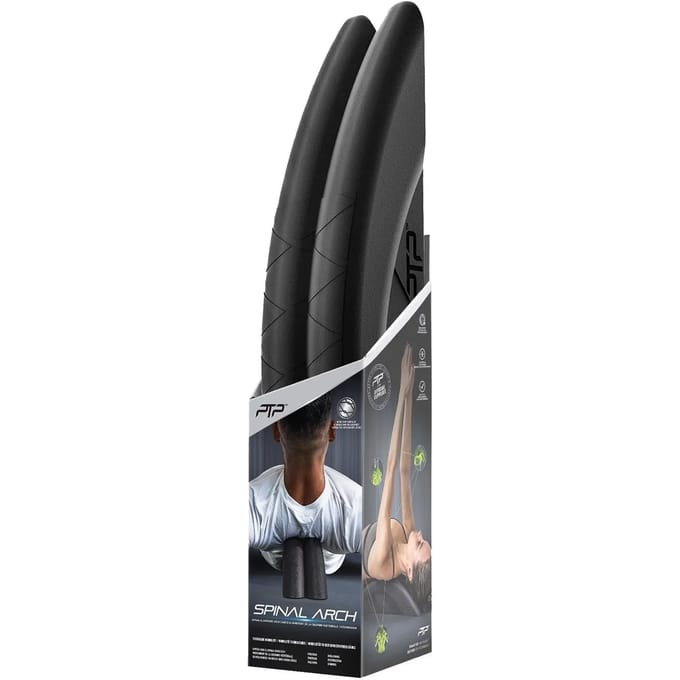 PTP - Spinal Arch - Spinal Alignment Arch Black - Rug stretcher - Houdingstrainer - Back Stretcher