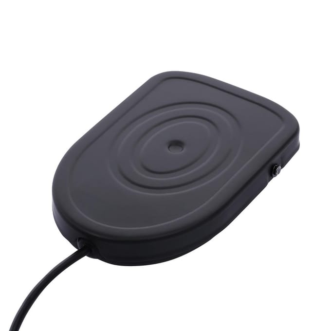 USB-metalen voetschakelaar bediend pedaalcontroller Eén sleutel Aangepaste toetsenbordmuis Multimedia gray