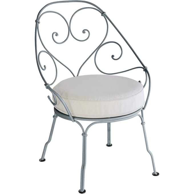 Fermob - 1900 Fauteuil Cabriolet - 26 stormgrijs - grijswit - 4 - 6 Wochen