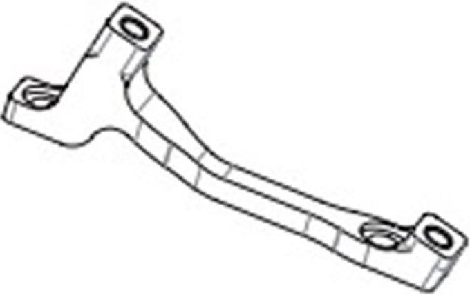 Hope L Postmount Schijfremklauwadapter Zwart 180 mm