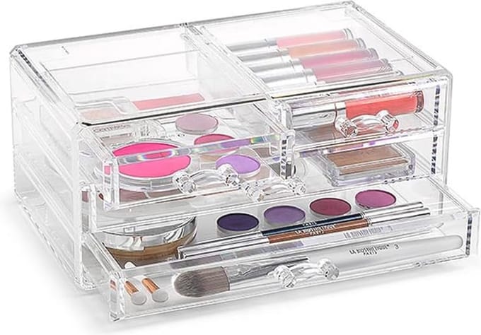 Make-up Organizer met Laden - Ruimtebesparende Opslagoplossing voor Make-up