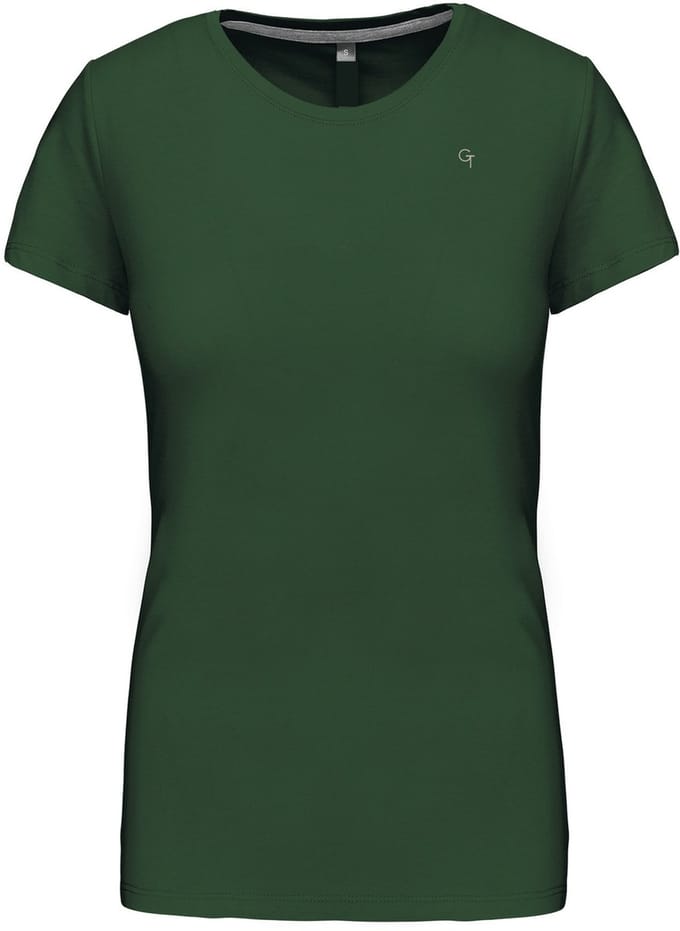 G-TOWN Essential Logo – T-shirt – Dames – Maat M – Groen