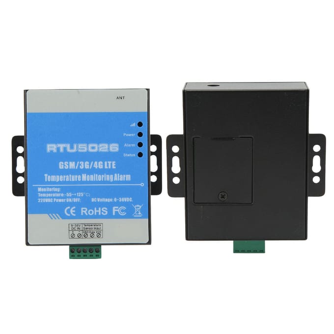 Temperatuuralarm 12VDC GSM 3G 4G RTU Metaal voor Zonne-energiecentrale Meteorologisch Observatorium blue