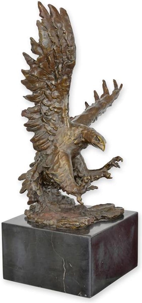 Adelaar - Bronzen beeld - Gedetailleerd & klassiek - 52 cm hoog