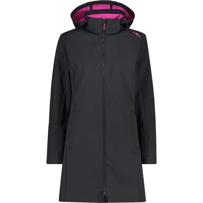 Dames parka met rits en capuchon CMP