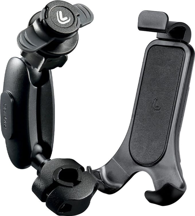 Titan Opti Bar Orbit, spiegel en crossbarbevestiging 9-18 mm diameter met smartphone houder
