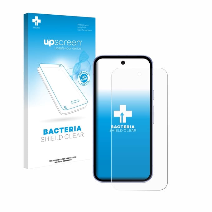 upscreen - Screenprotector voor Google Pixel 9a - Folie Beschermfolie transparant antibacterieel